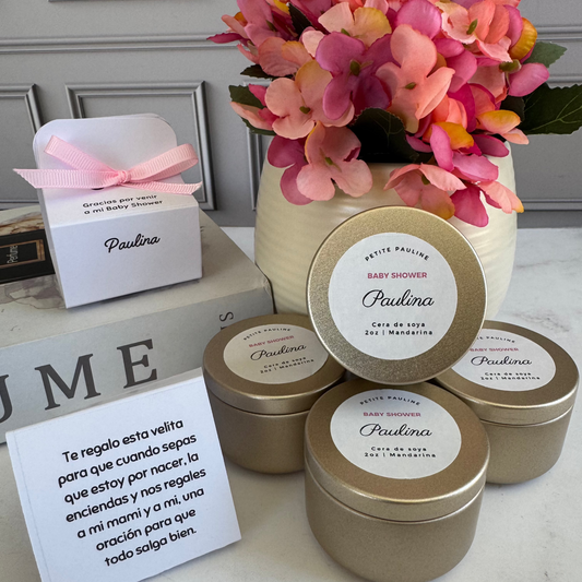 Vela Personalizadas de 2 oz / 50 gr.