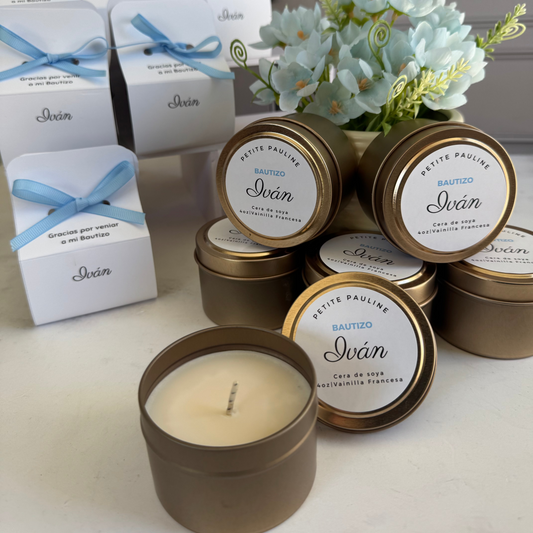Vela Personalizadas de 4 oz / 100 gr. 1