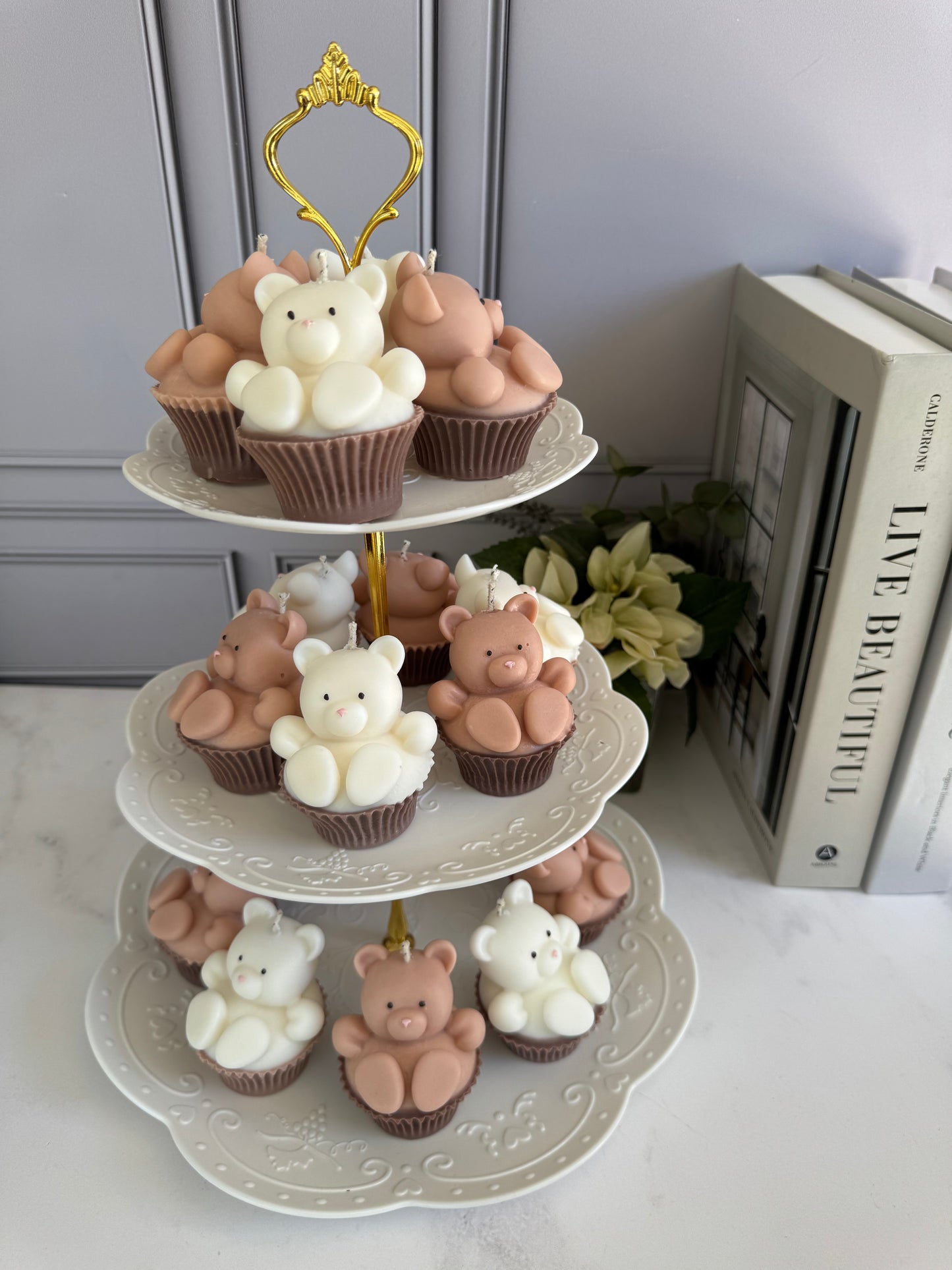 Osito Cupcake Sentado